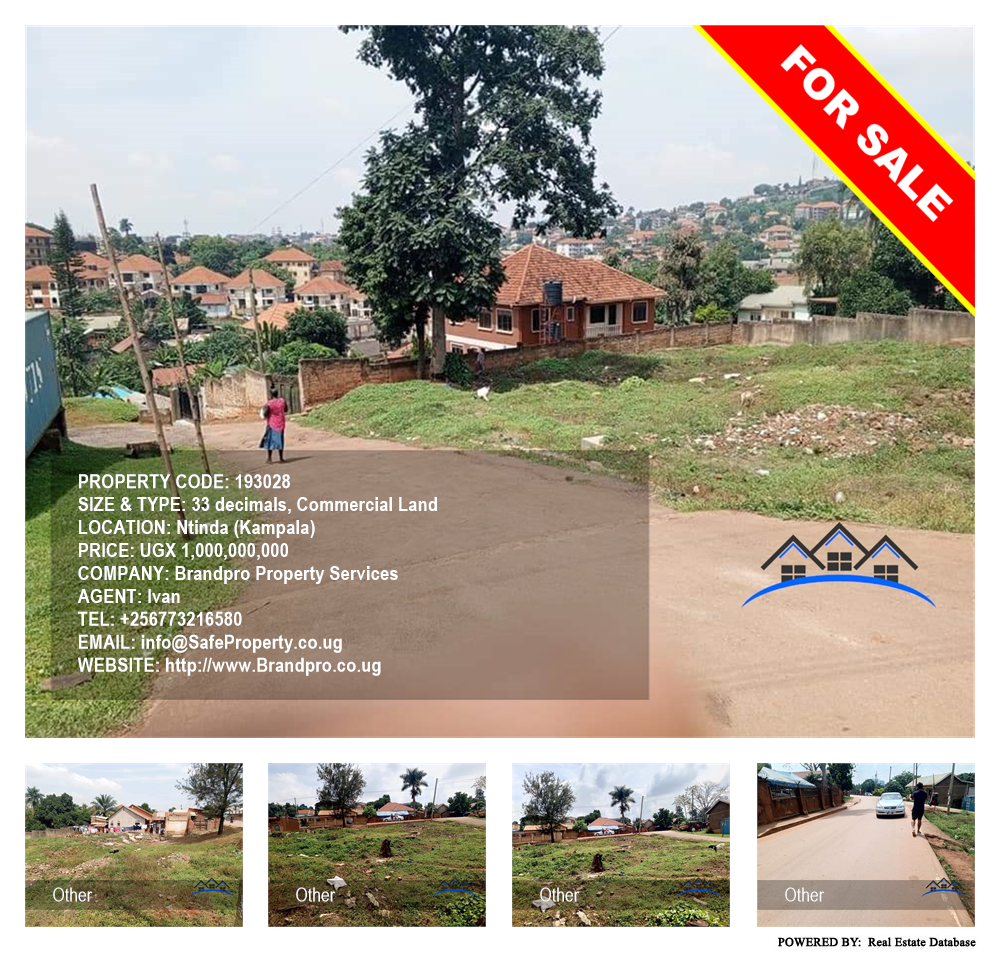 Commercial Land  for sale in Ntinda Kampala Uganda, code: 193028