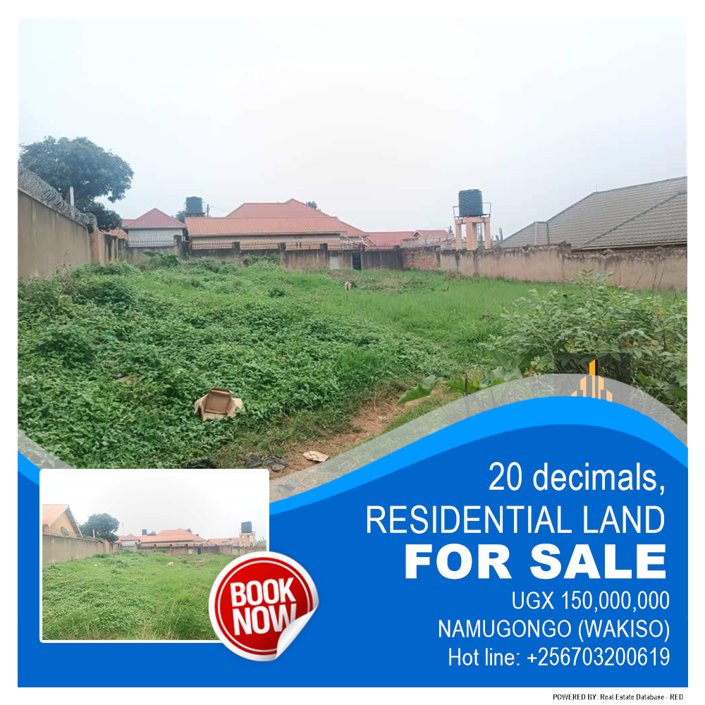 Residential Land  for sale in Namugongo Wakiso Uganda, code: 193049