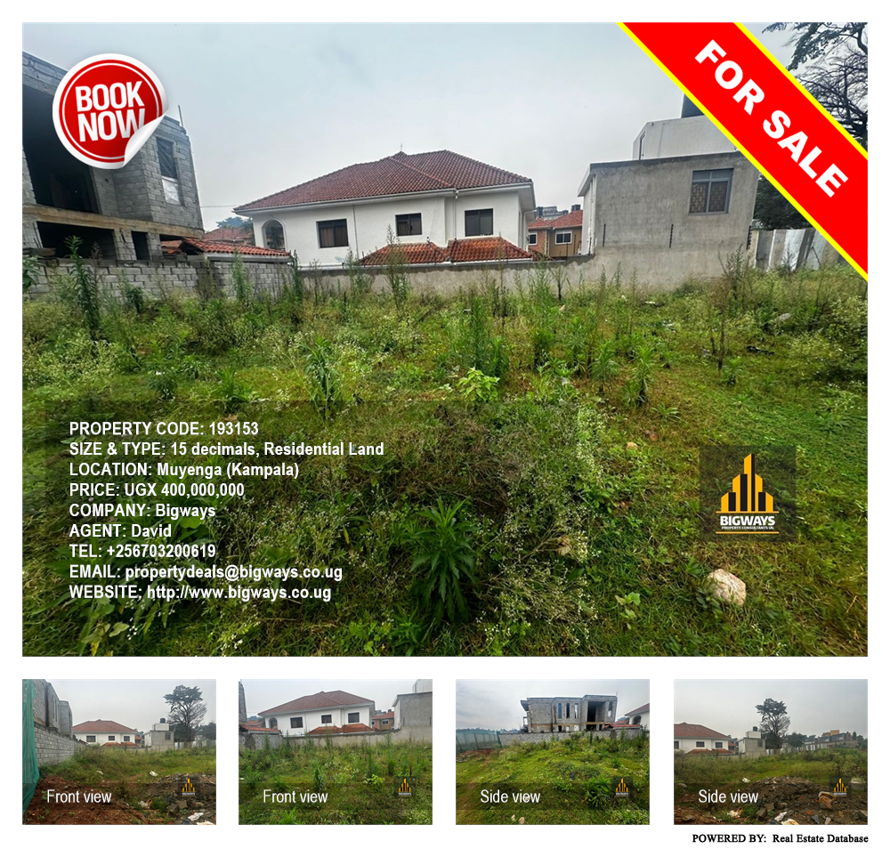 Residential Land  for sale in Muyenga Kampala Uganda, code: 193153