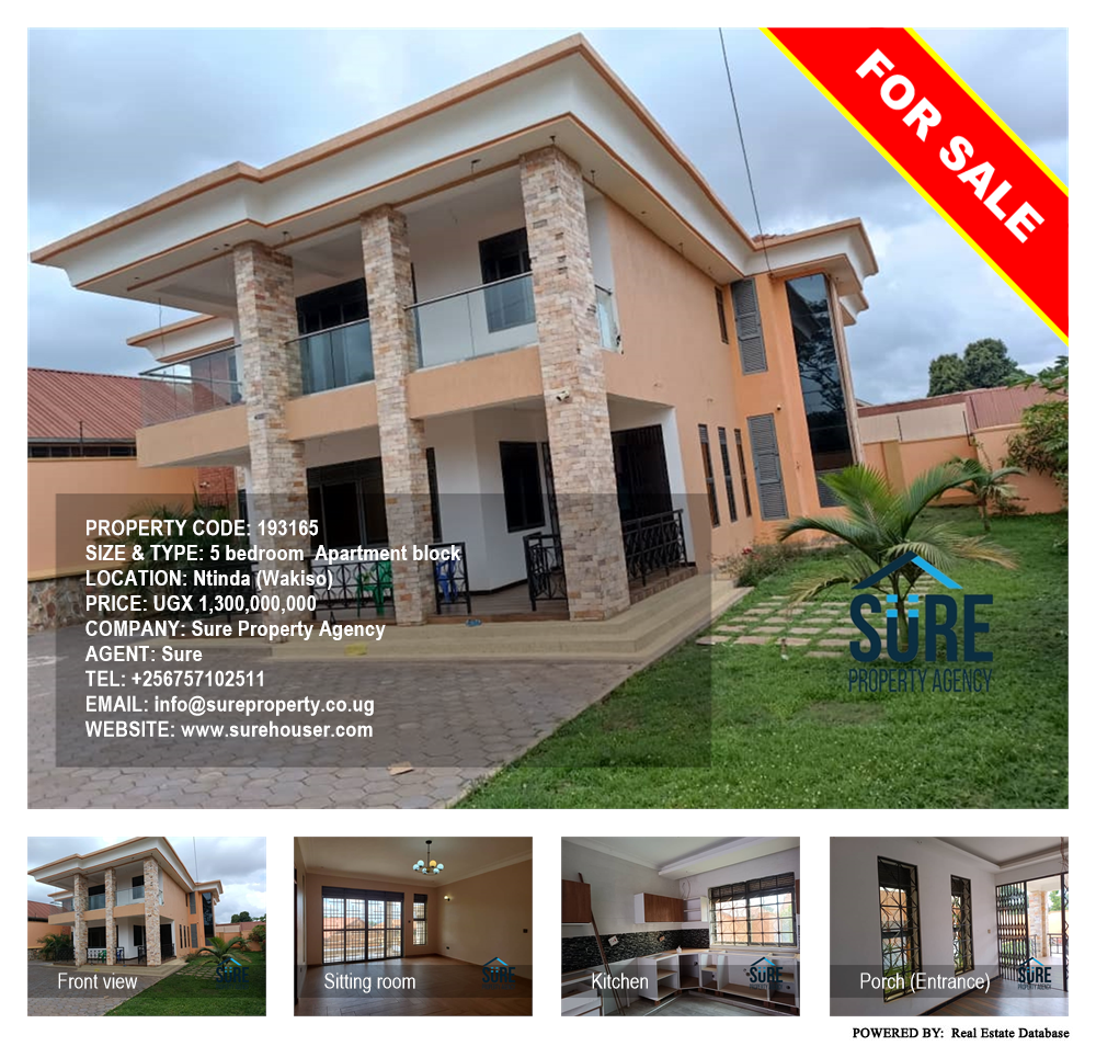 5 bedroom Apartment block  for sale in Ntinda Wakiso Uganda, code: 193165