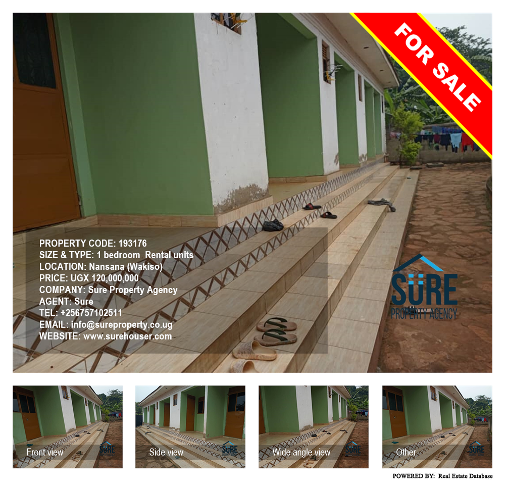 1 bedroom Rental units  for sale in Nansana Wakiso Uganda, code: 193176