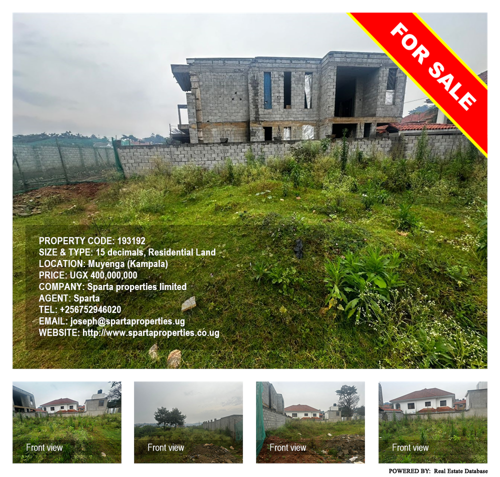 Residential Land  for sale in Muyenga Kampala Uganda, code: 193192