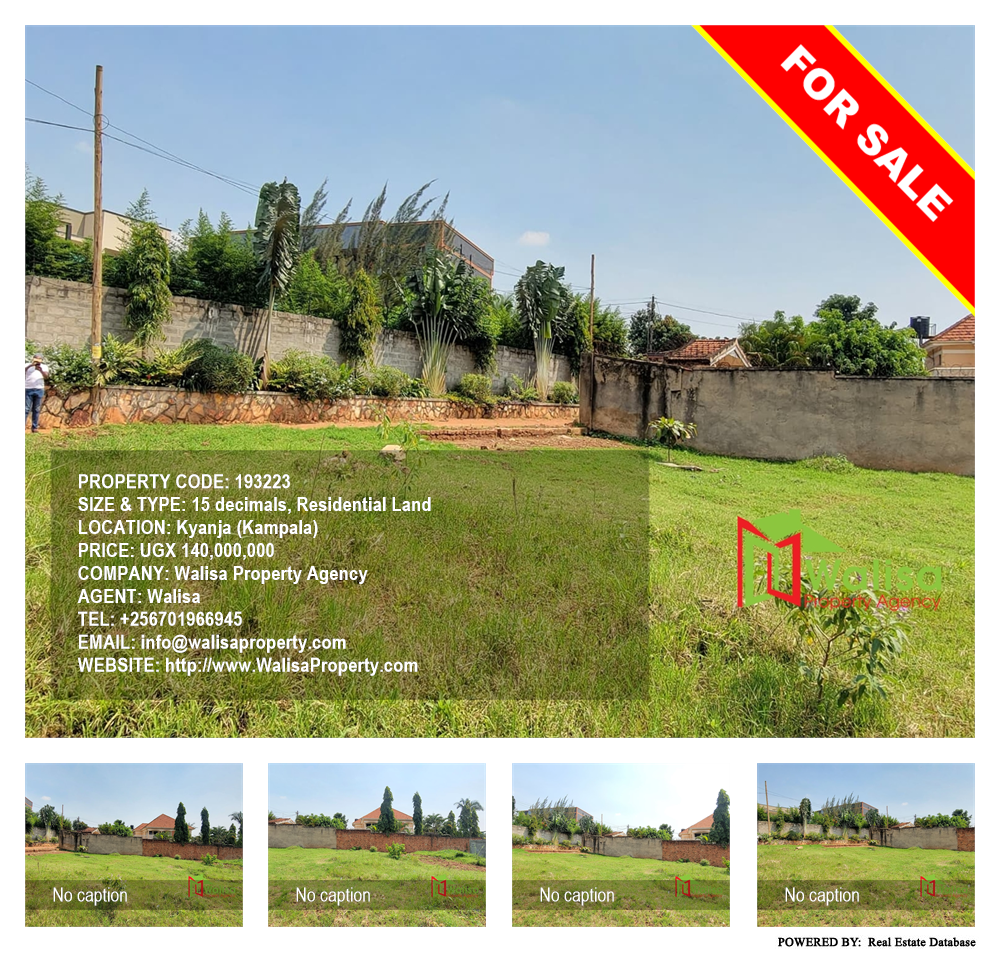 Residential Land  for sale in Kyanja Kampala Uganda, code: 193223