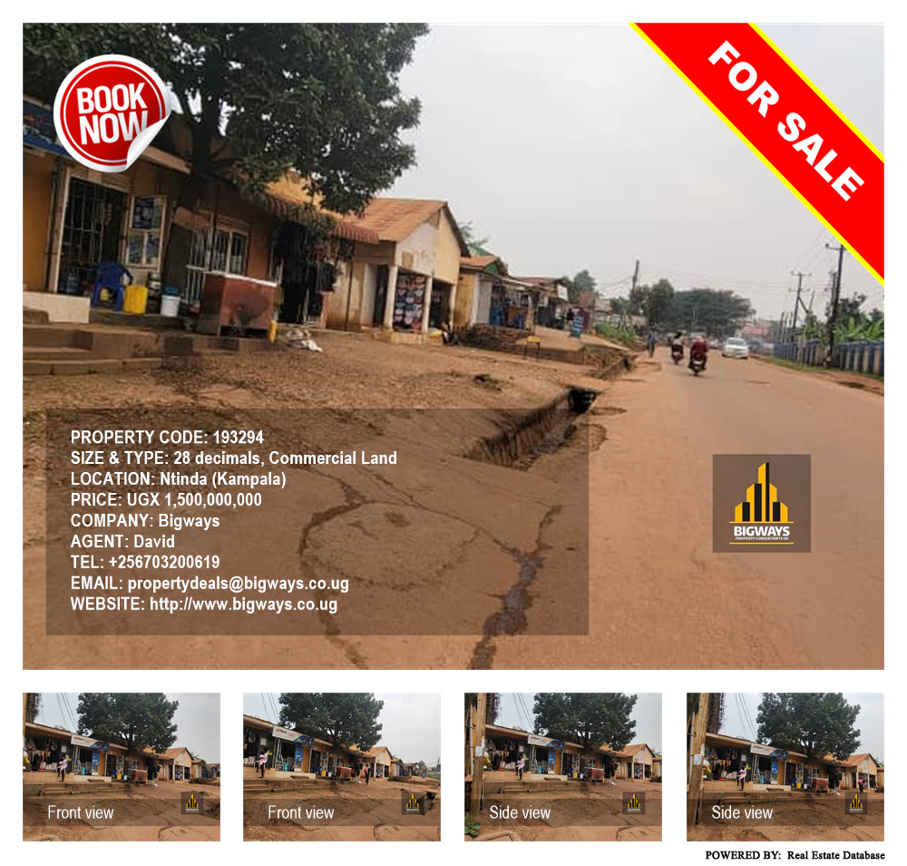 Commercial Land  for sale in Ntinda Kampala Uganda, code: 193294