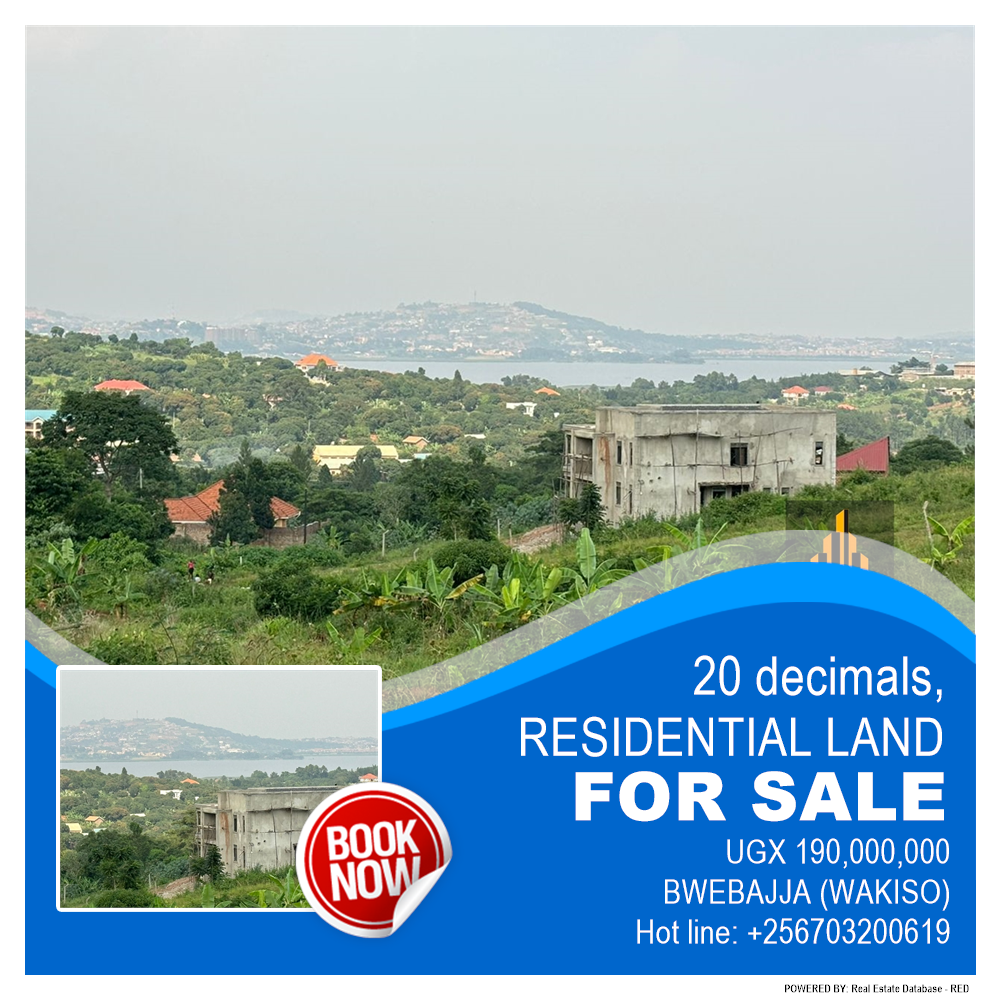 Residential Land  for sale in Bwebajja Wakiso Uganda, code: 193355