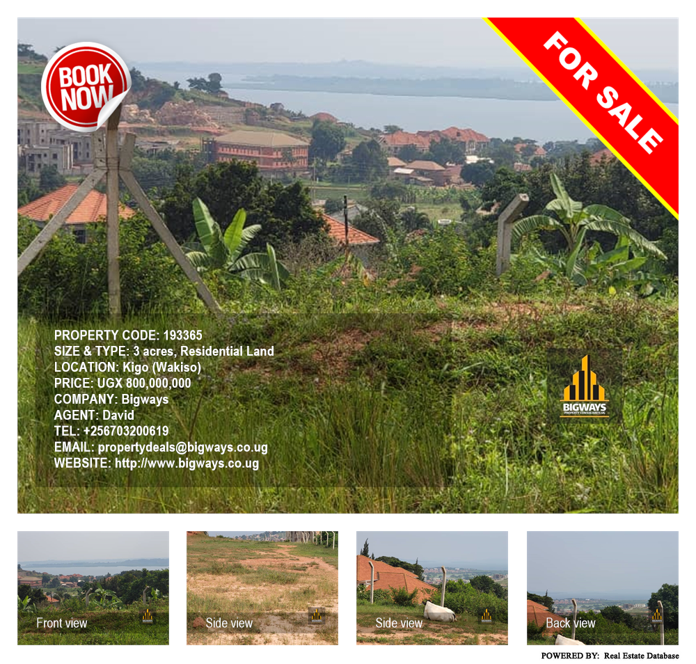 Residential Land  for sale in Kigo Wakiso Uganda, code: 193365