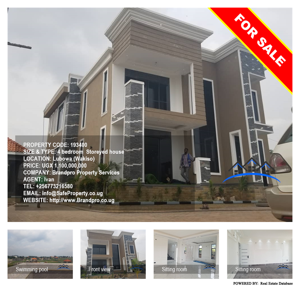 4 bedroom Storeyed house  for sale in Lubowa Wakiso Uganda, code: 193400