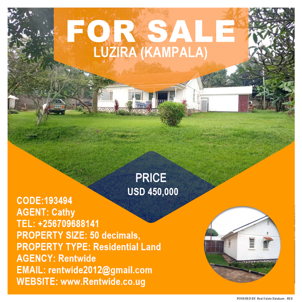 Residential Land  for sale in Luzira Kampala Uganda, code: 193494