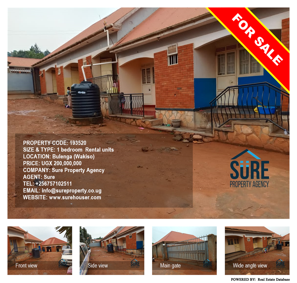 1 bedroom Rental units  for sale in Bulenga Wakiso Uganda, code: 193520