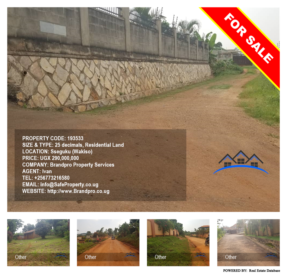 Residential Land  for sale in Seguku Wakiso Uganda, code: 193533