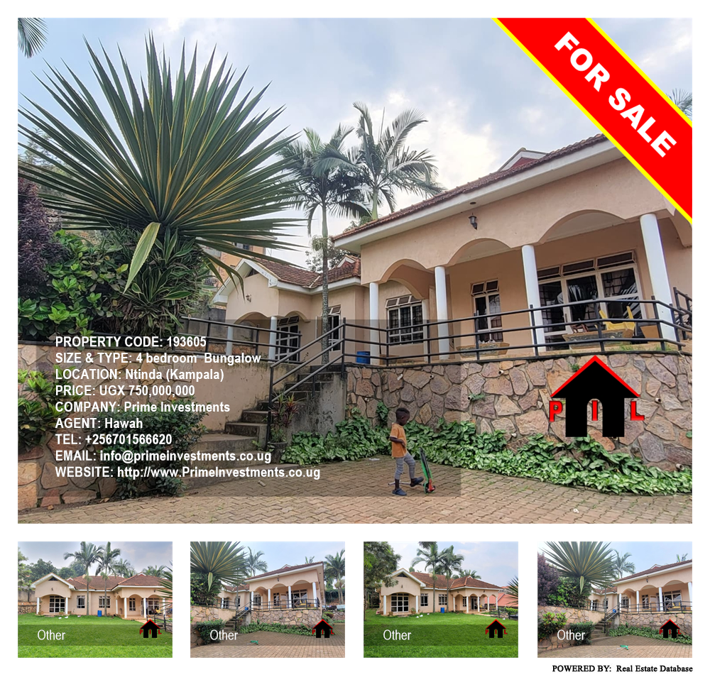 4 bedroom Bungalow  for sale in Ntinda Kampala Uganda, code: 193605