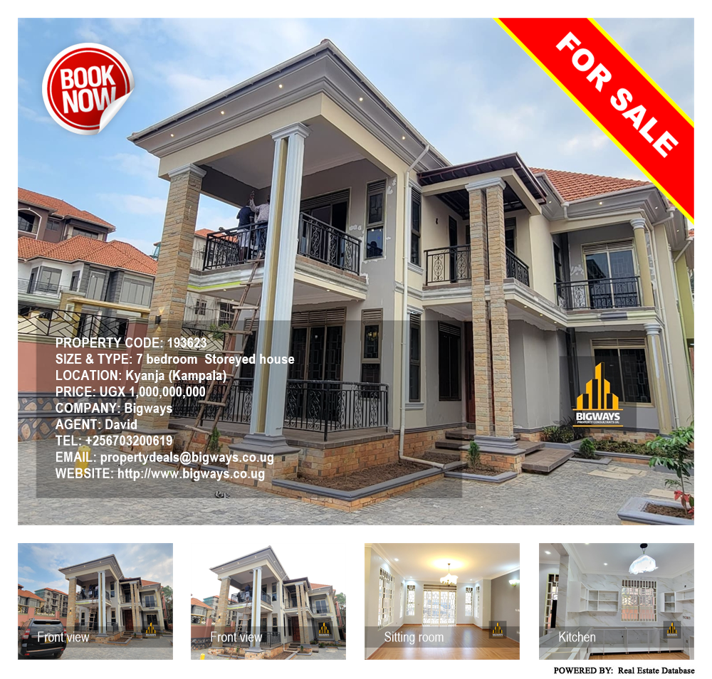 7 bedroom Storeyed house  for sale in Kyanja Kampala Uganda, code: 193623