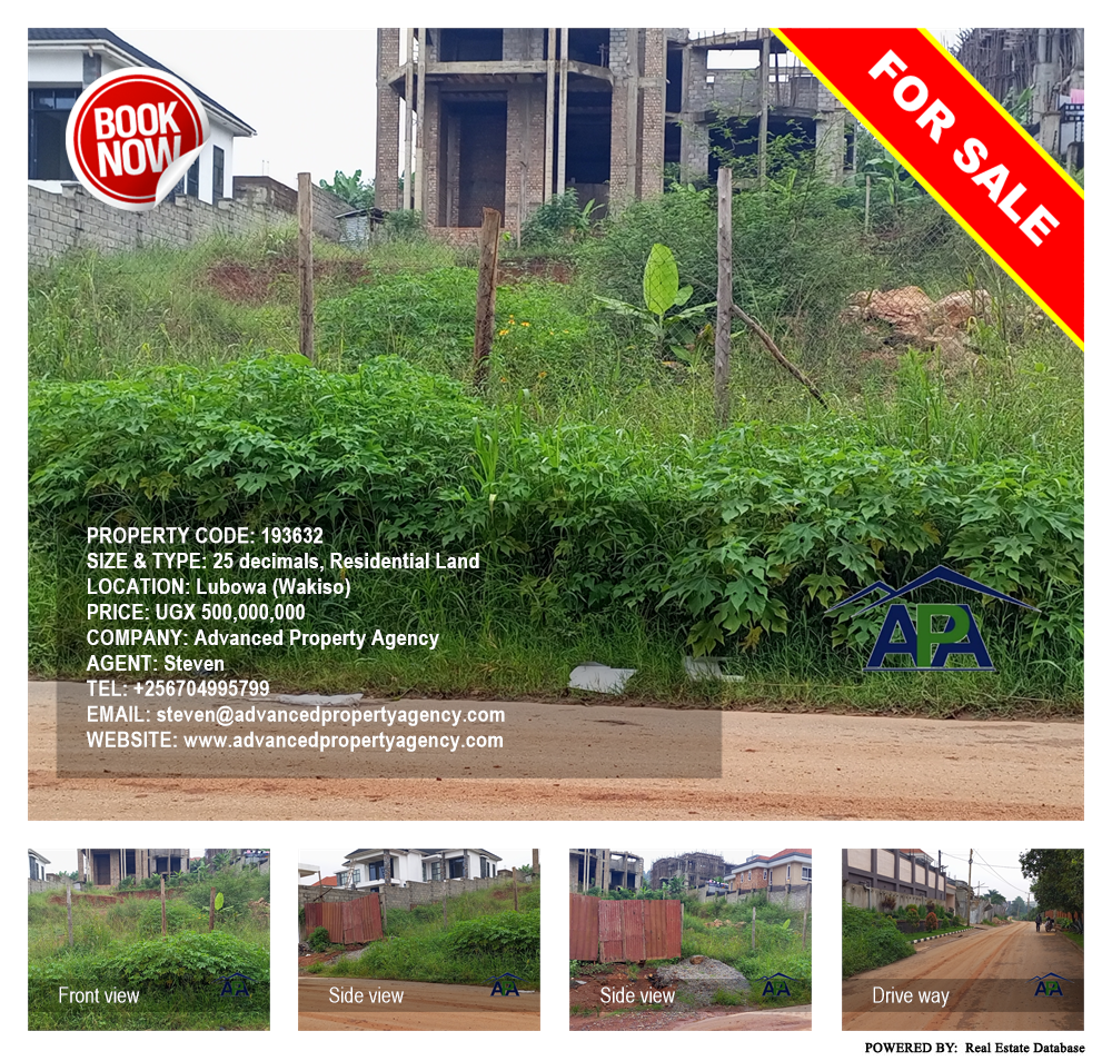 Residential Land  for sale in Lubowa Wakiso Uganda, code: 193632