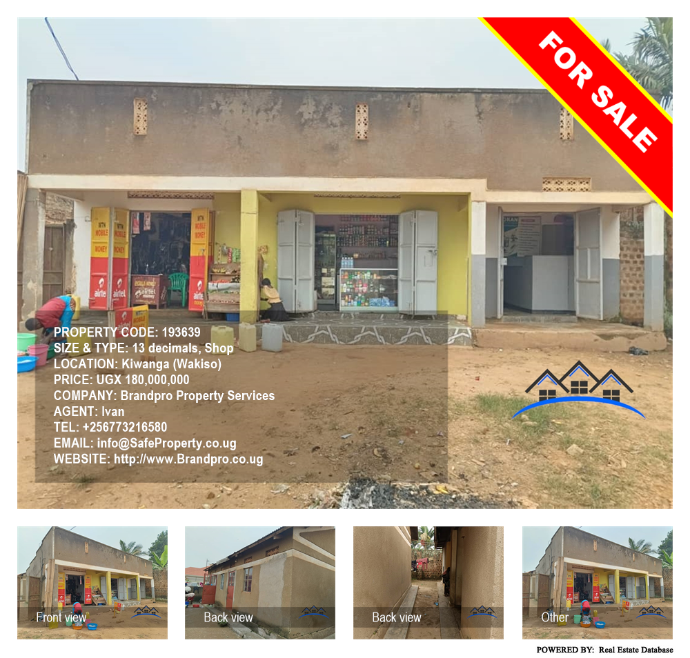 Shop  for sale in Kiwanga Wakiso Uganda, code: 193639