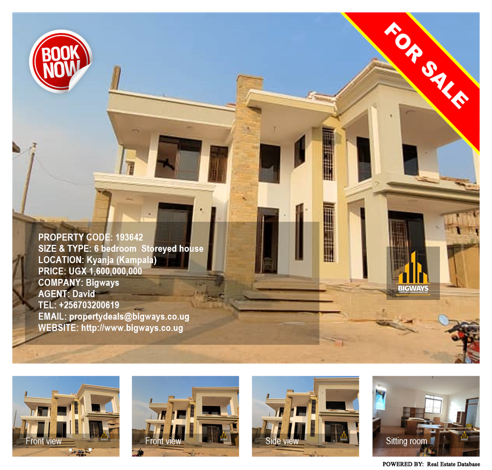 6 bedroom Storeyed house  for sale in Kyanja Kampala Uganda, code: 193642