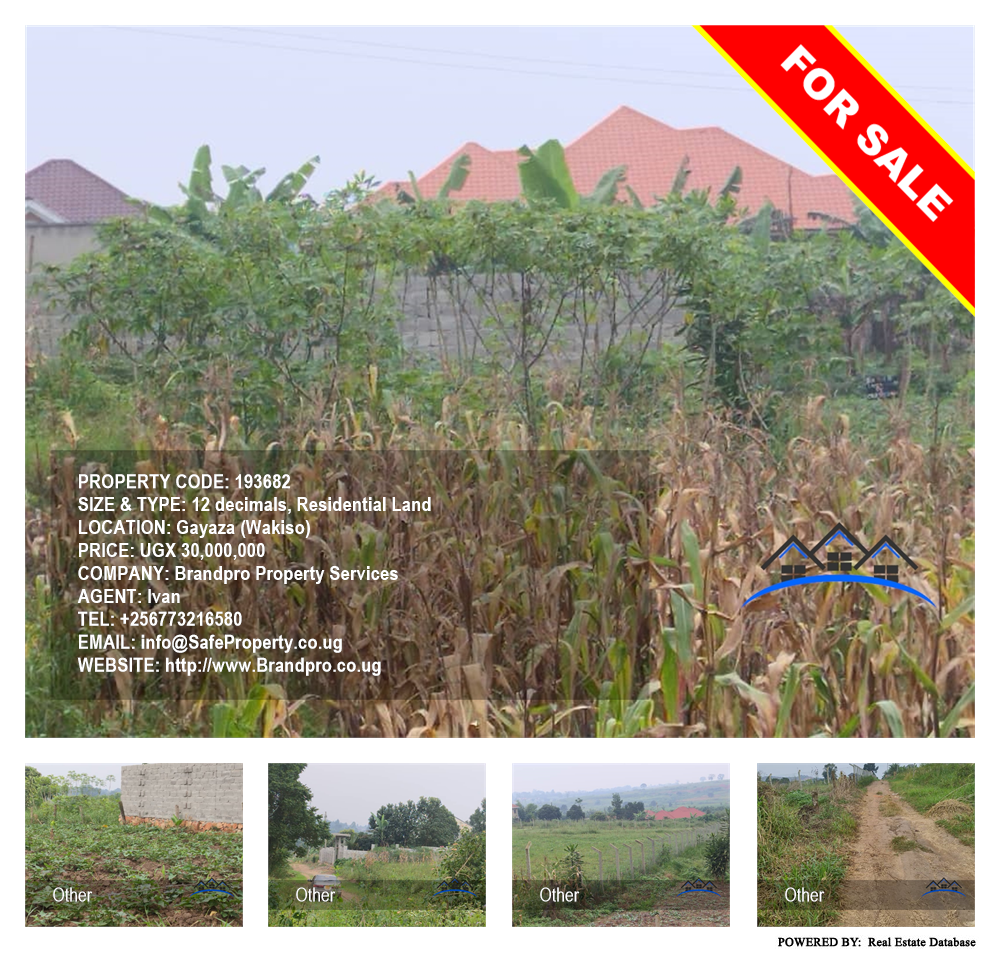 Residential Land  for sale in Gayaza Wakiso Uganda, code: 193682