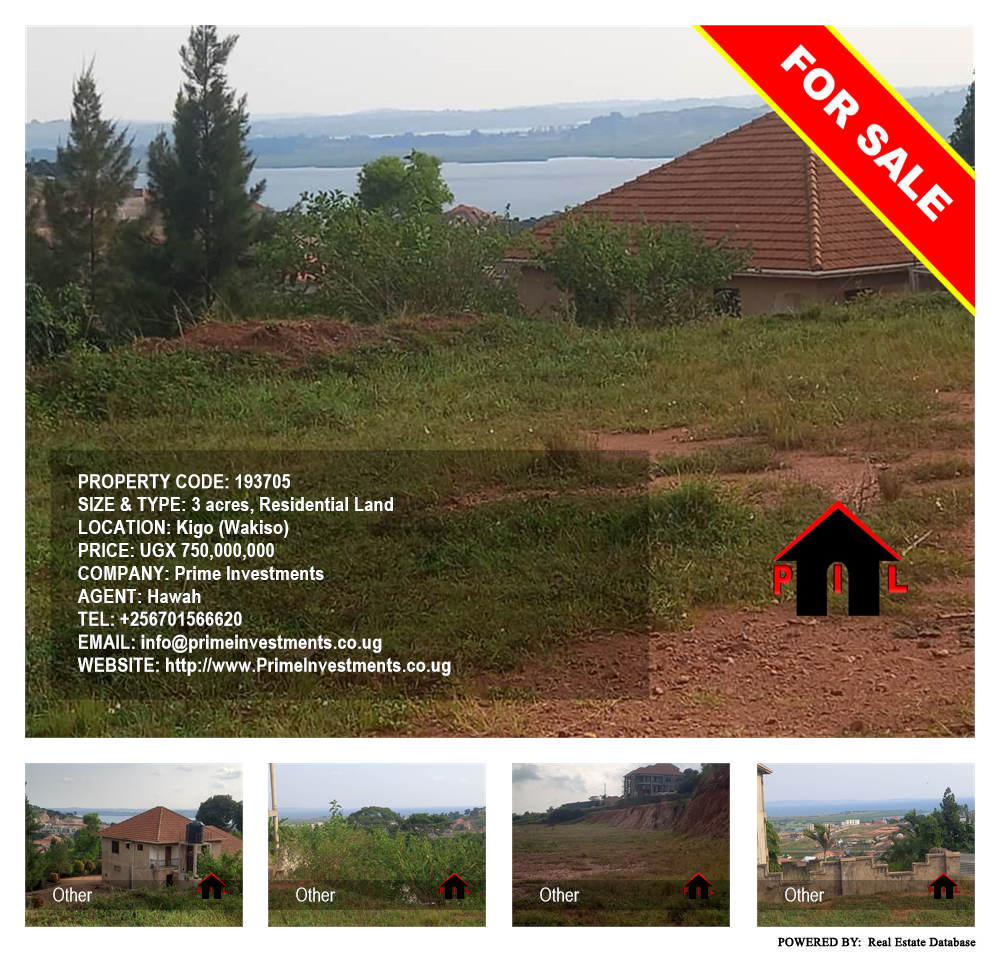 Residential Land  for sale in Kigo Wakiso Uganda, code: 193705