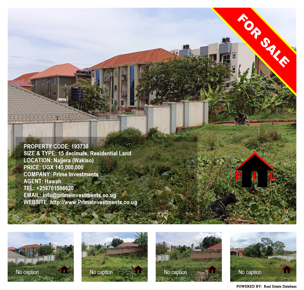Residential Land  for sale in Najjera Wakiso Uganda, code: 193730