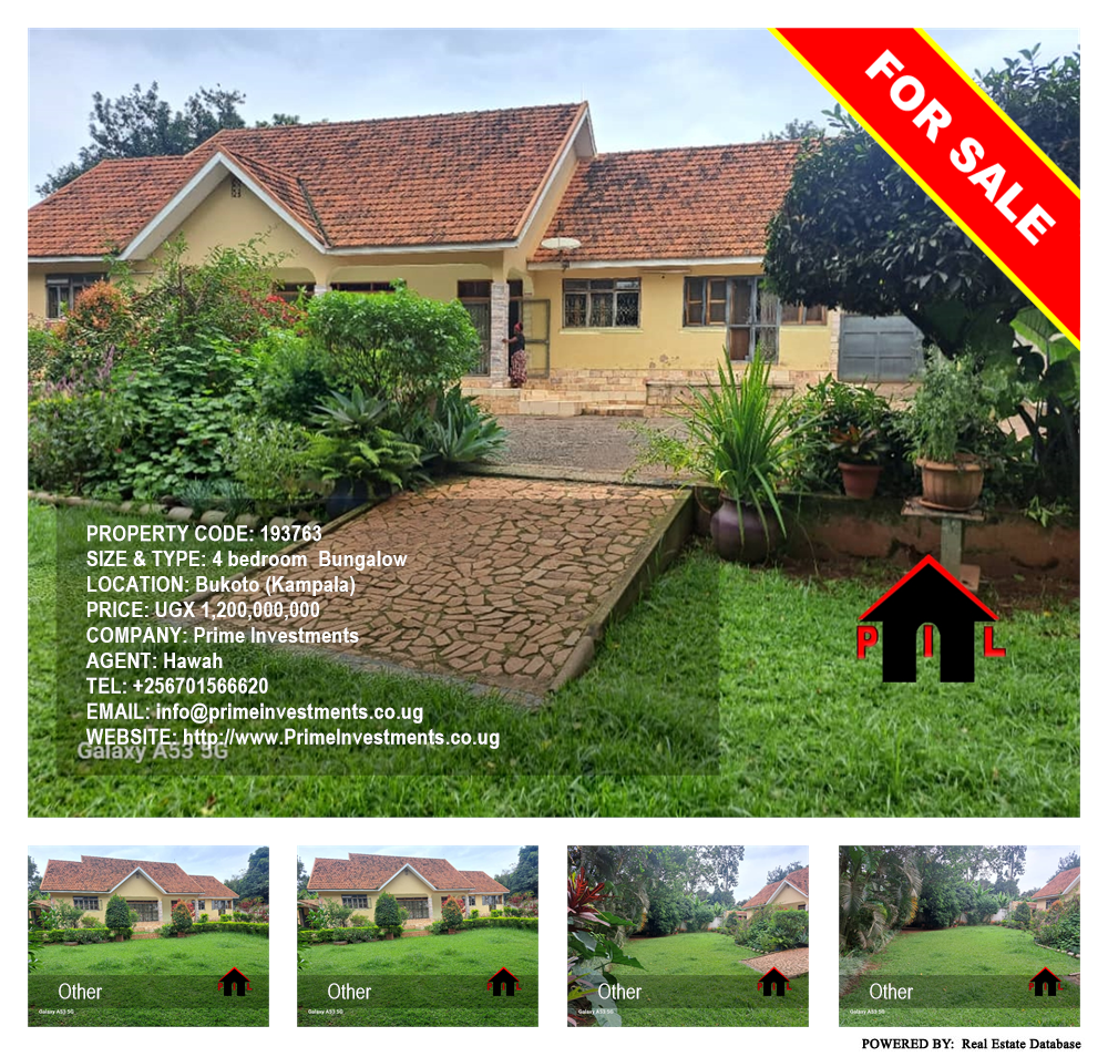 4 bedroom Bungalow  for sale in Bukoto Kampala Uganda, code: 193763