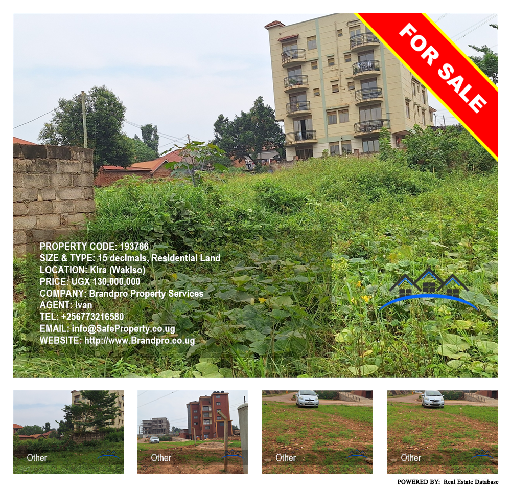 Residential Land  for sale in Kira Wakiso Uganda, code: 193766