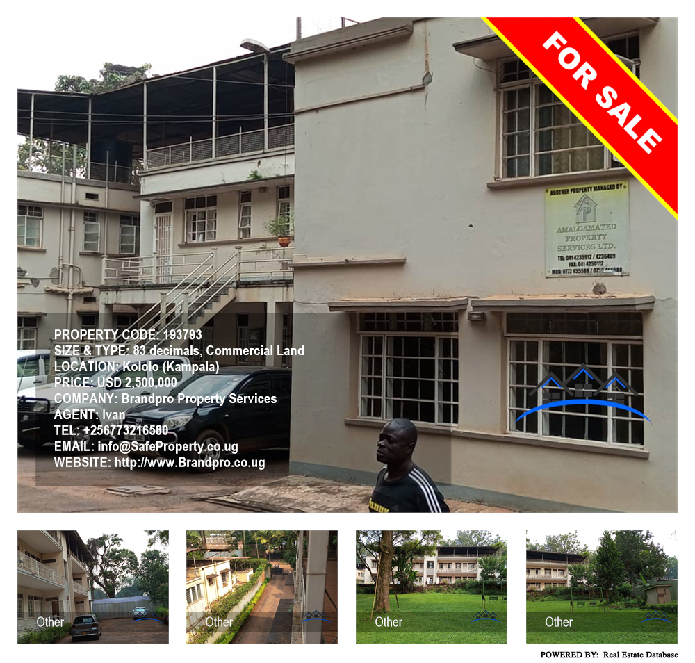 Commercial Land  for sale in Kololo Kampala Uganda, code: 193793