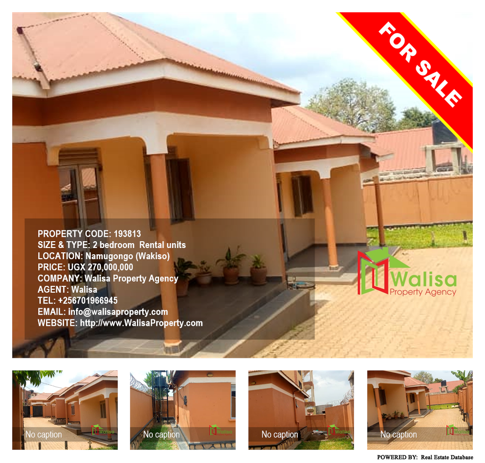 2 bedroom Rental units  for sale in Namugongo Wakiso Uganda, code: 193813