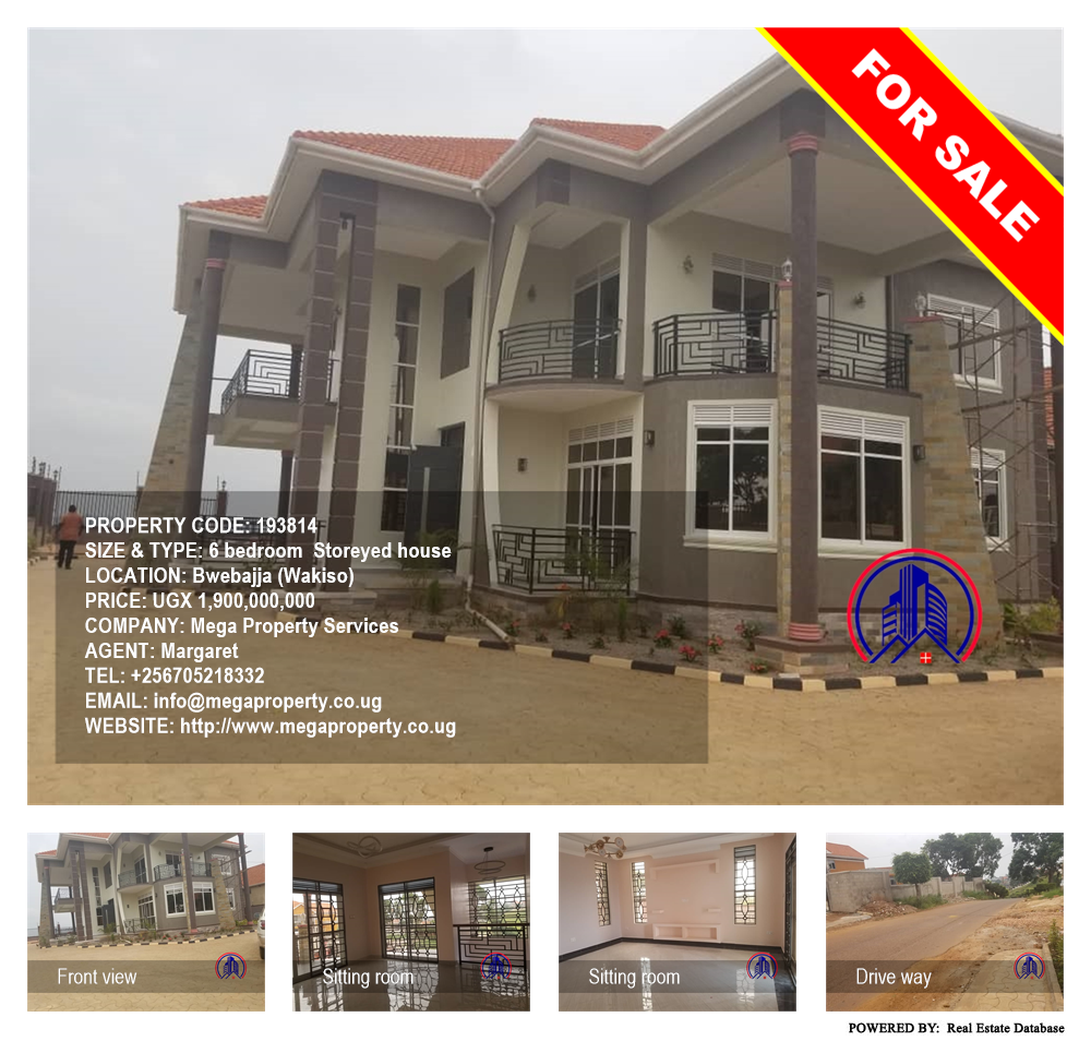 6 bedroom Storeyed house  for sale in Bwebajja Wakiso Uganda, code: 193814