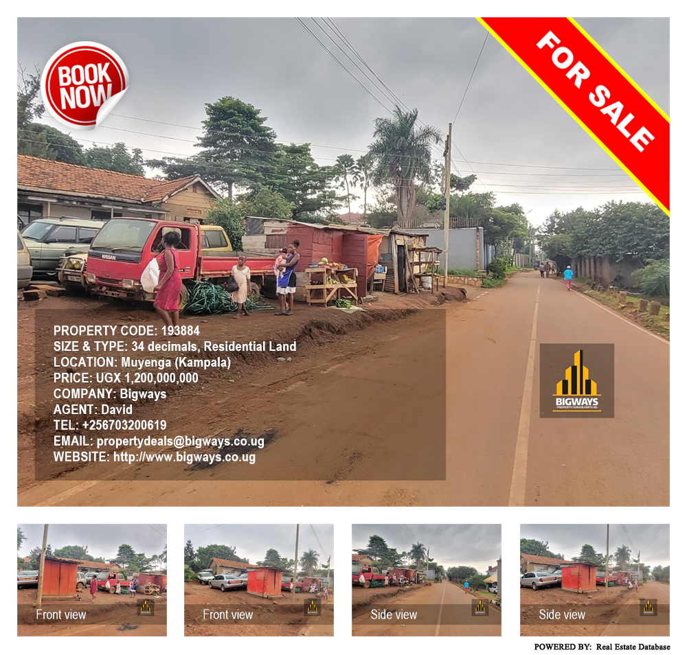 Residential Land  for sale in Muyenga Kampala Uganda, code: 193884