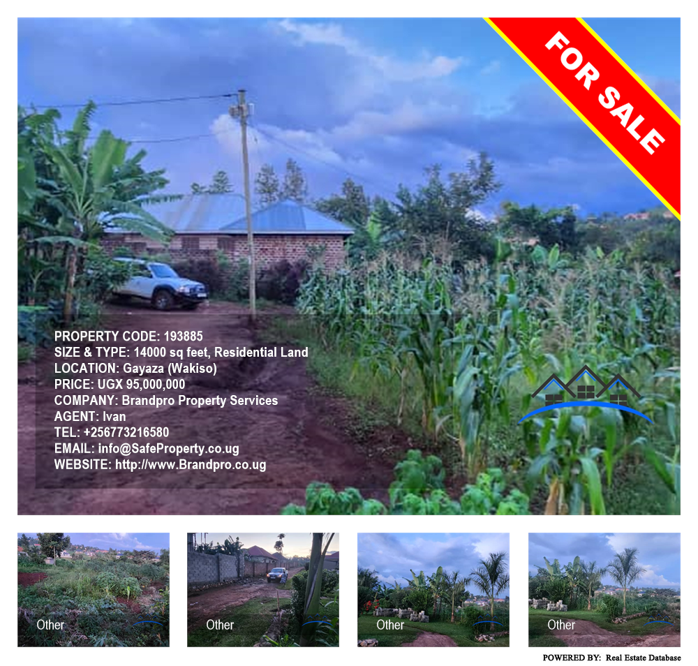 Residential Land  for sale in Gayaza Wakiso Uganda, code: 193885