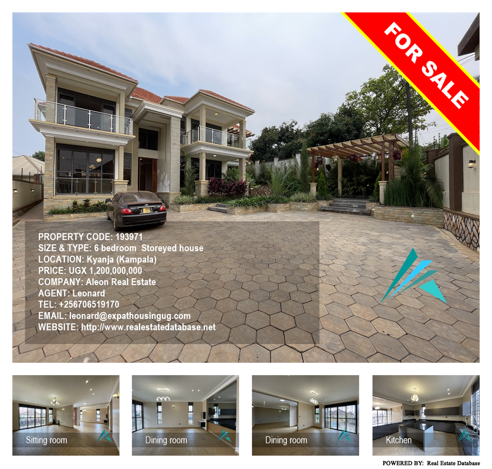 6 bedroom Storeyed house  for sale in Kyanja Kampala Uganda, code: 193971