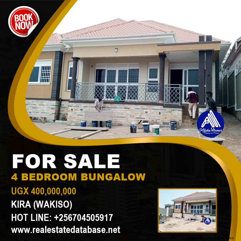 4 bedroom Bungalow  for sale in Kira Wakiso Uganda, code: 193975