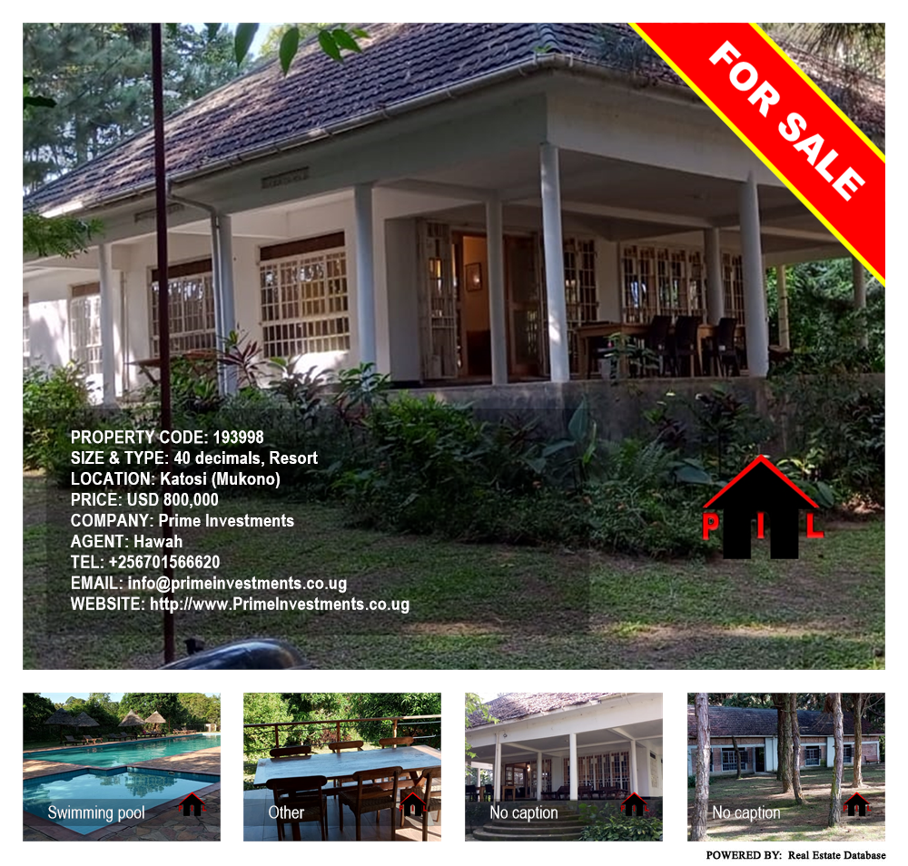 Resort  for sale in Katosi Mukono Uganda, code: 193998