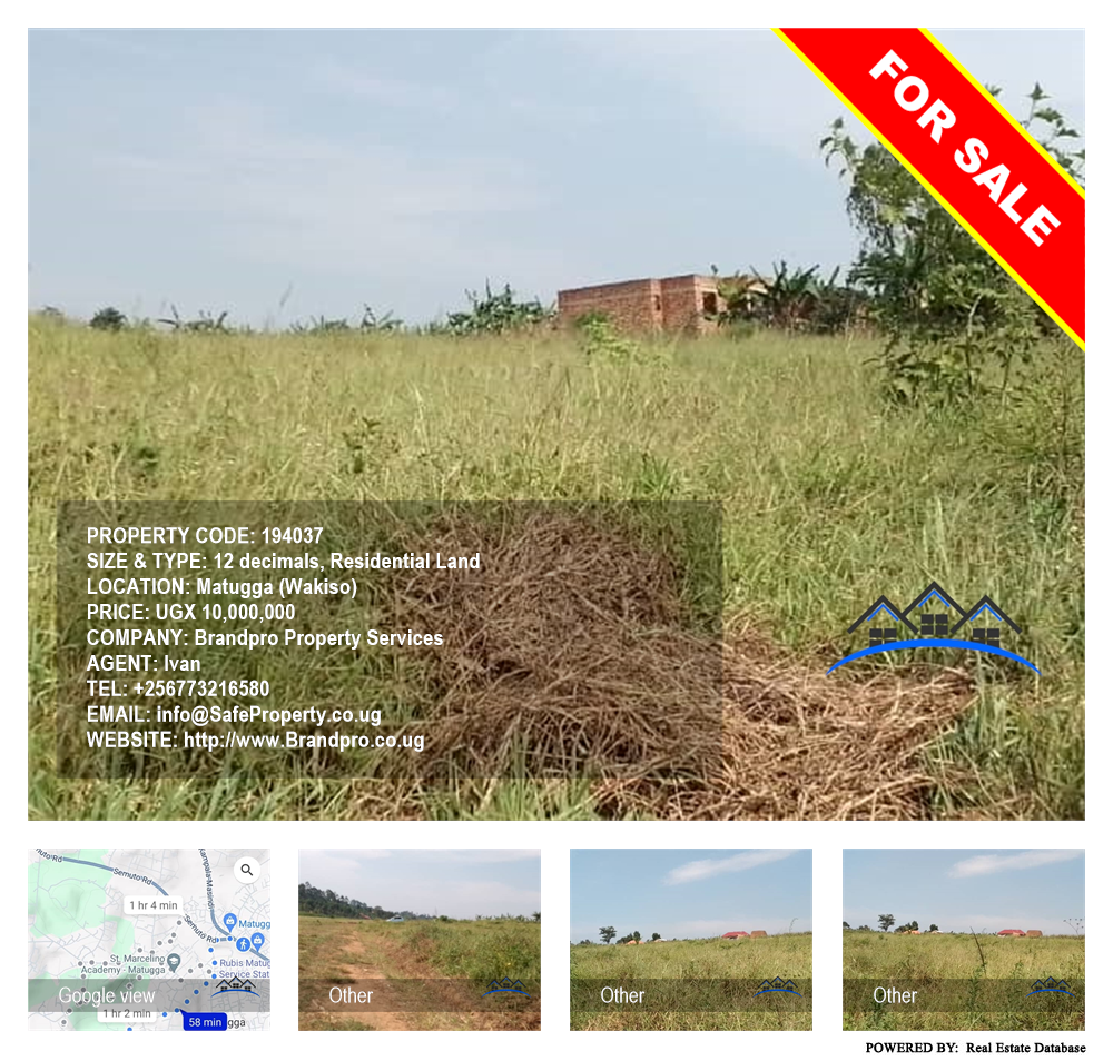 Residential Land  for sale in Matugga Wakiso Uganda, code: 194037