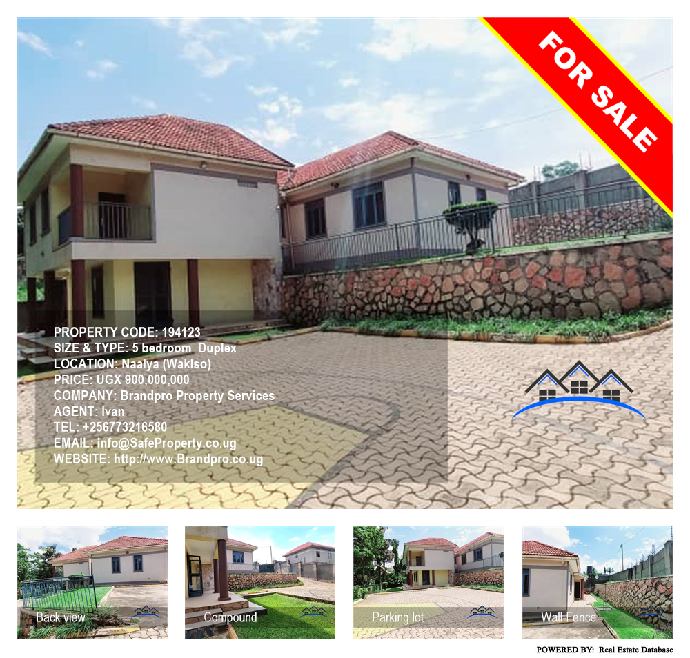 5 bedroom Duplex  for sale in Naalya Wakiso Uganda, code: 194123