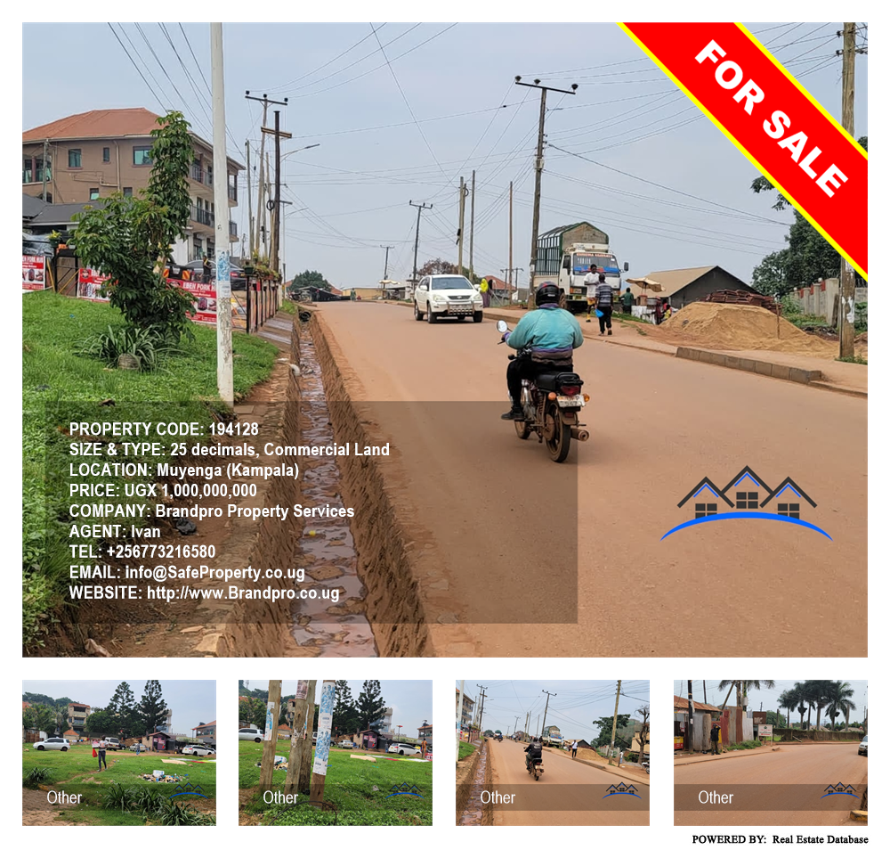 Commercial Land  for sale in Muyenga Kampala Uganda, code: 194128