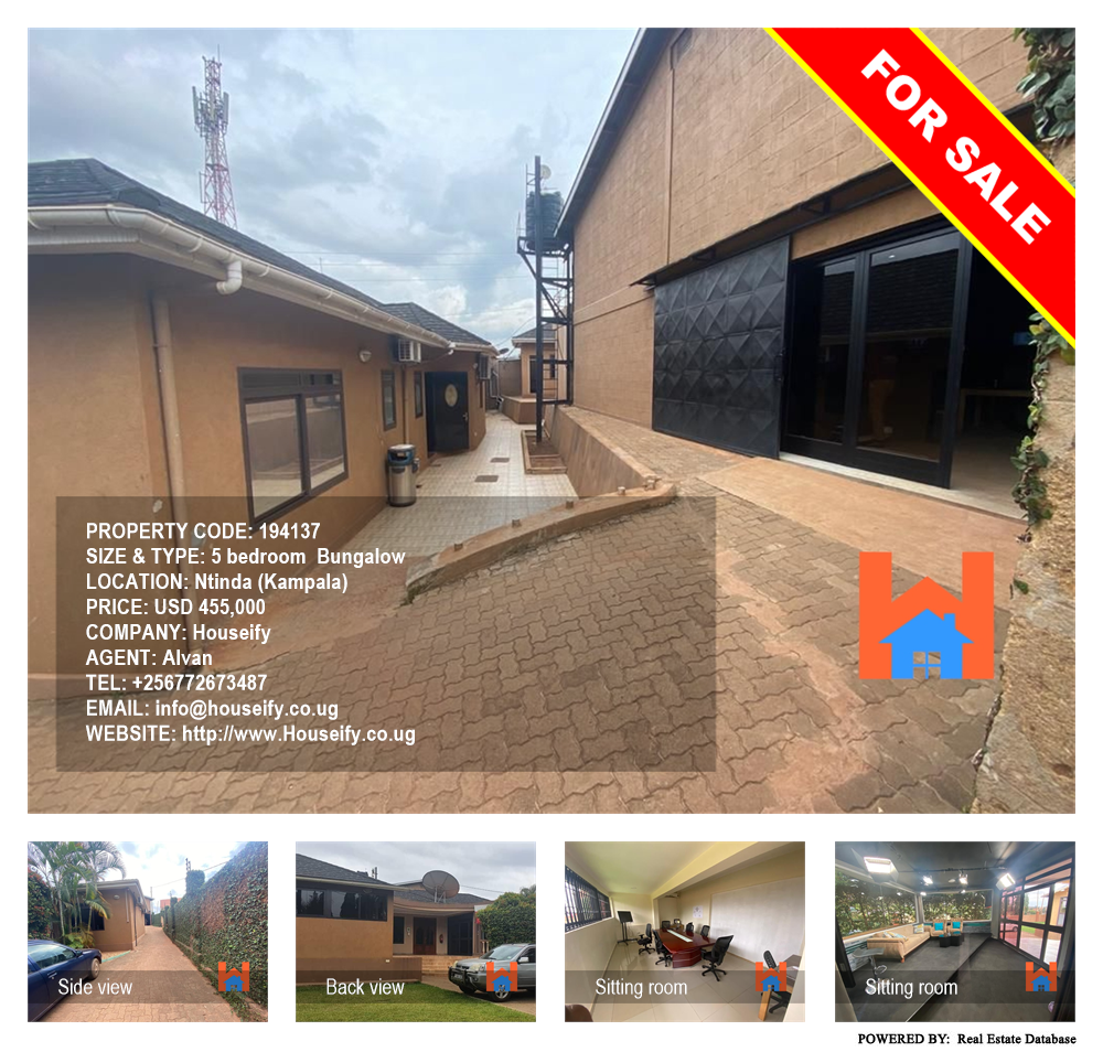 5 bedroom Bungalow  for sale in Ntinda Kampala Uganda, code: 194137