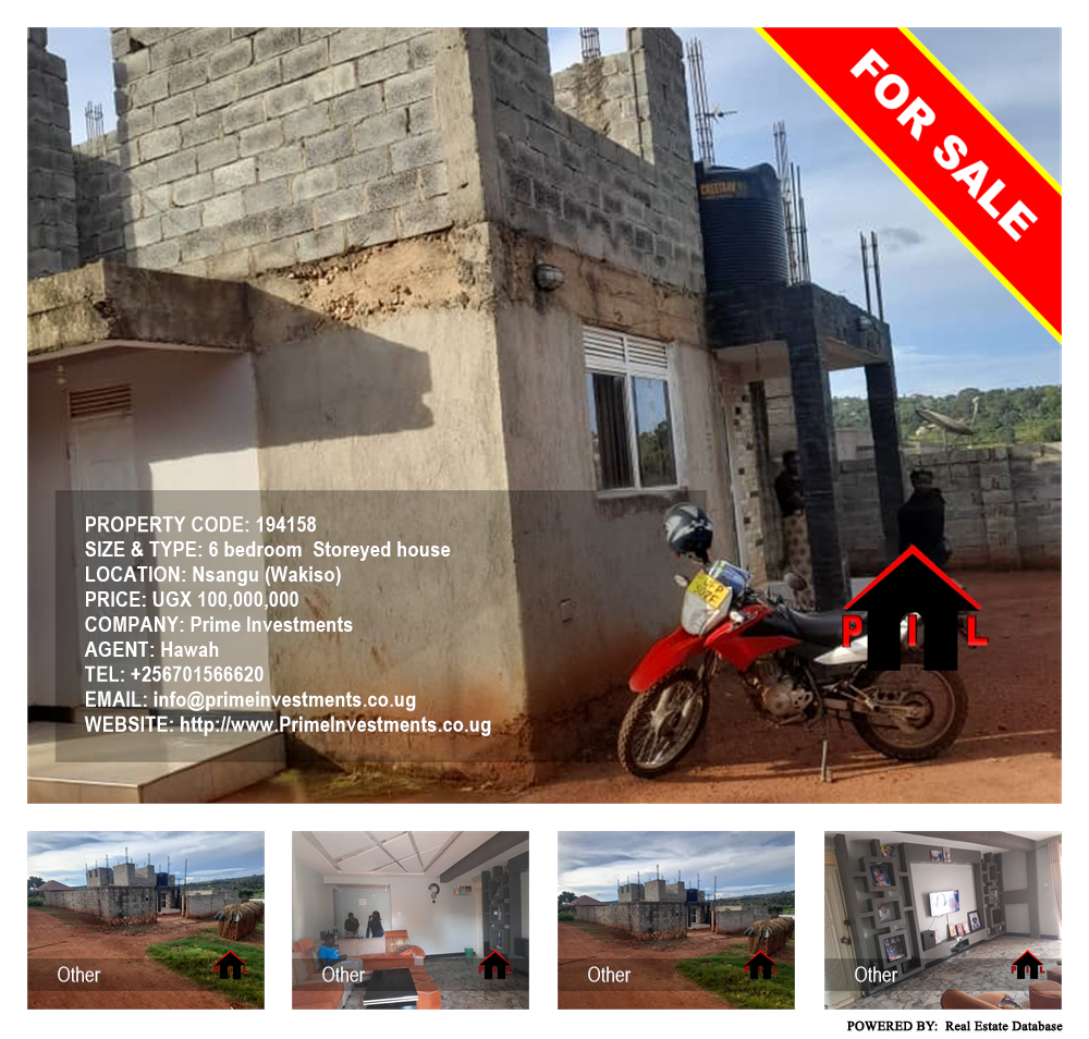 6 bedroom Storeyed house  for sale in Nsangu Wakiso Uganda, code: 194158