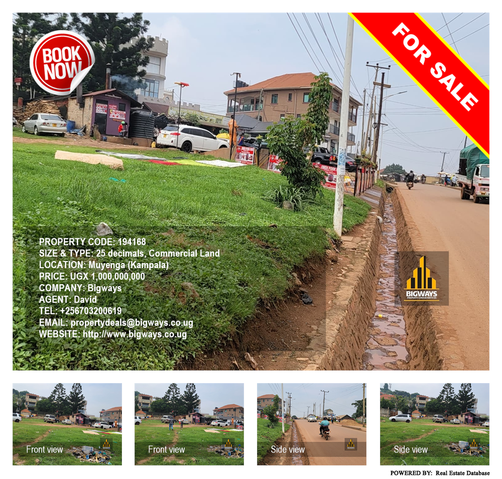 Commercial Land  for sale in Muyenga Kampala Uganda, code: 194168