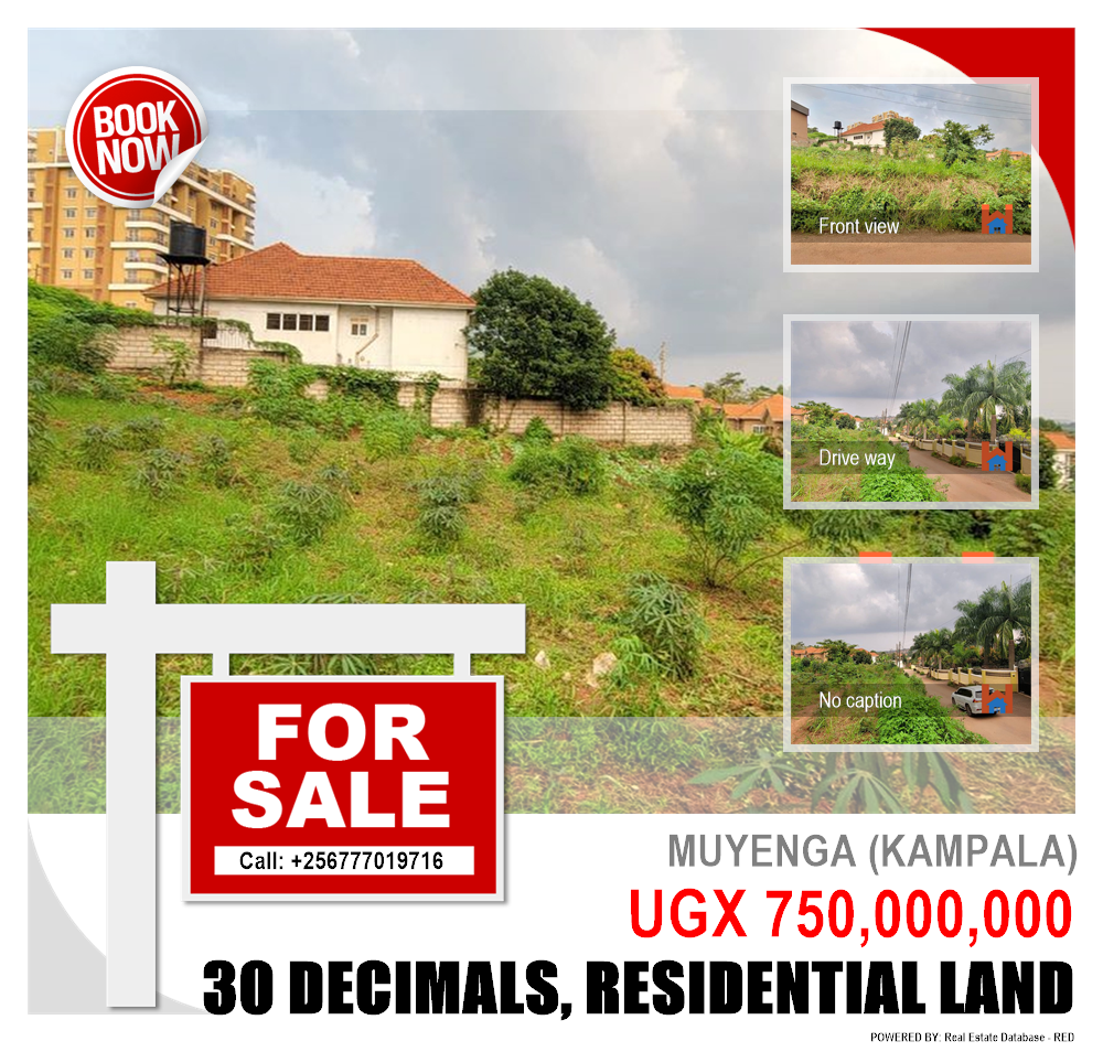 Residential Land  for sale in Muyenga Kampala Uganda, code: 194184