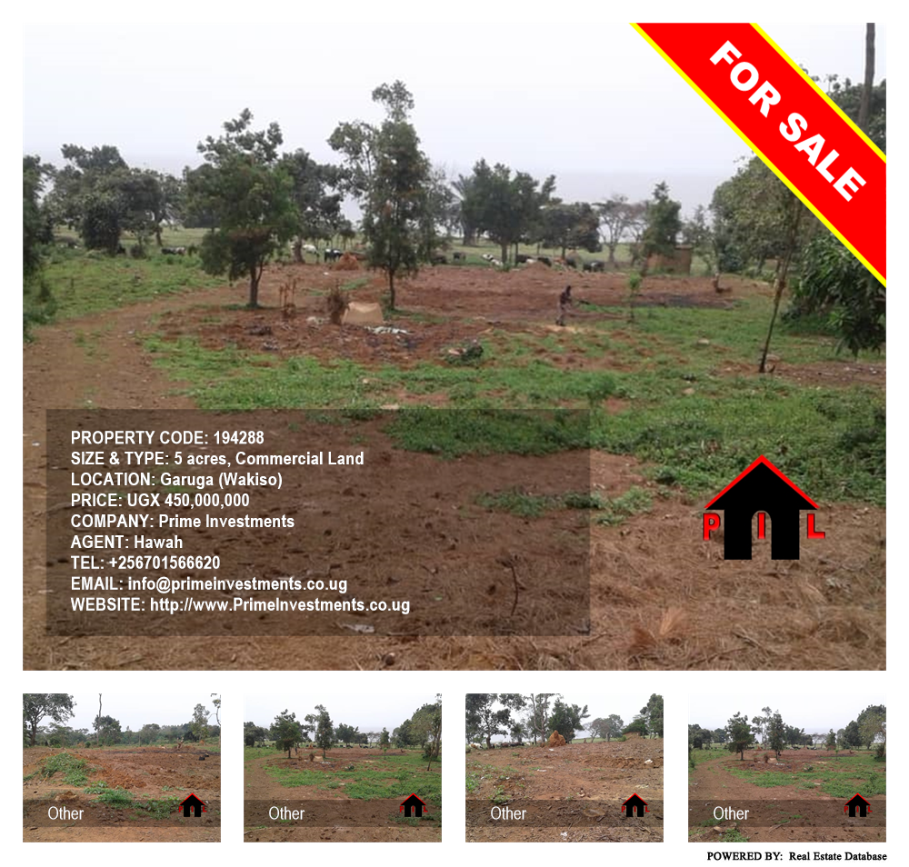 Commercial Land  for sale in Garuga Wakiso Uganda, code: 194288