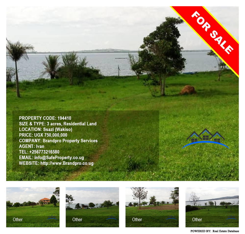 Residential Land  for sale in Ssazi Wakiso Uganda, code: 194410