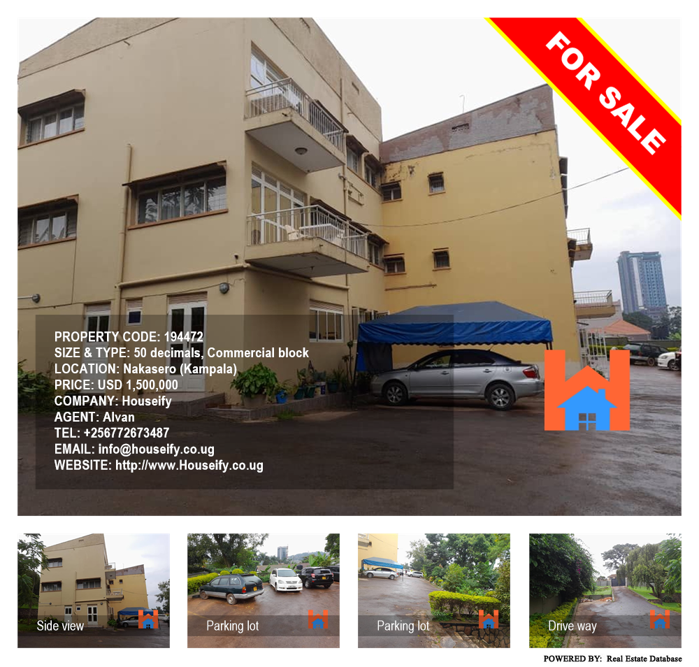 Commercial block  for sale in Nakasero Kampala Uganda, code: 194472