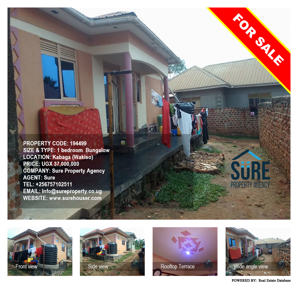 1 bedroom Bungalow  for sale in Kabaga Wakiso Uganda, code: 194499