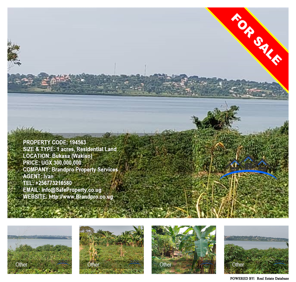 Residential Land  for sale in Bukasa Wakiso Uganda, code: 194563