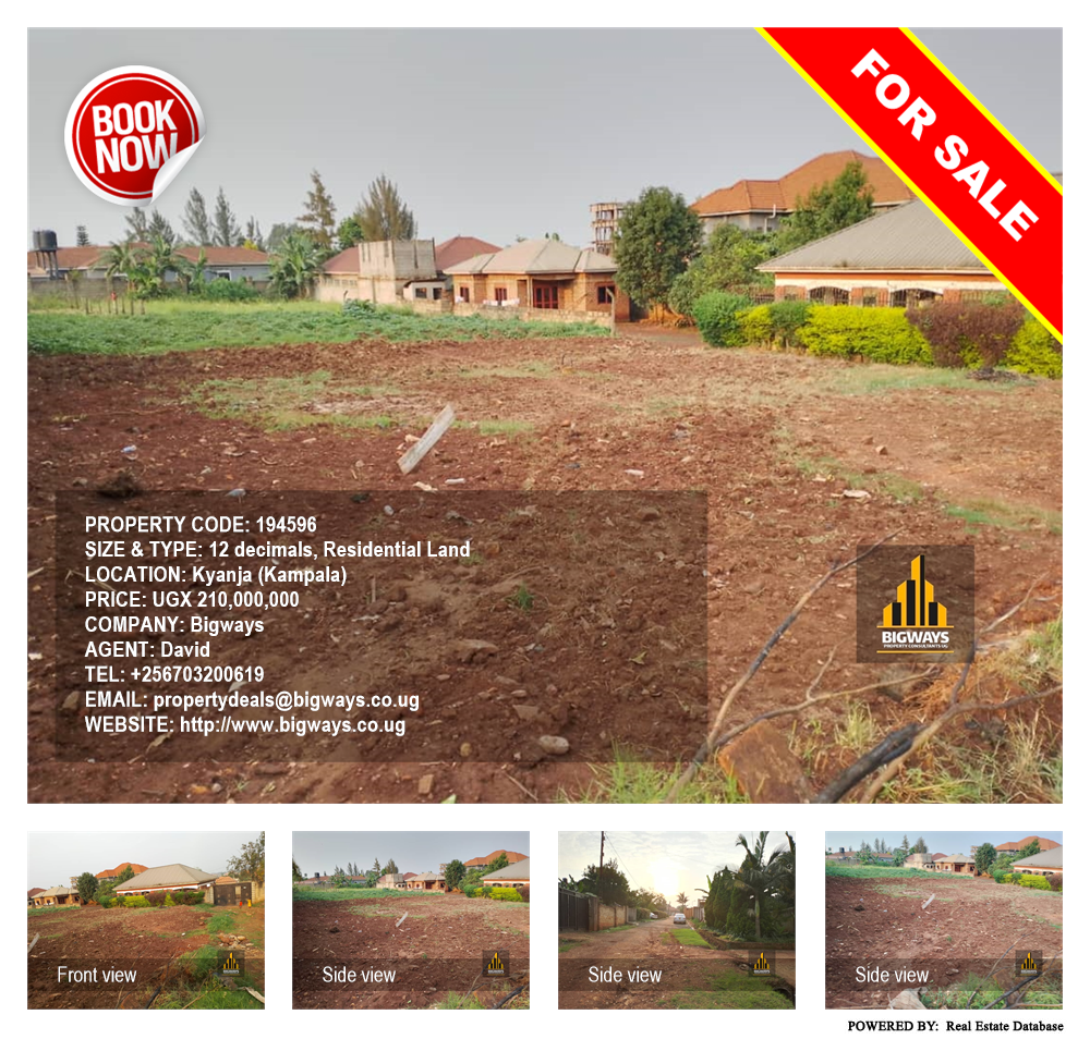 Residential Land  for sale in Kyanja Kampala Uganda, code: 194596