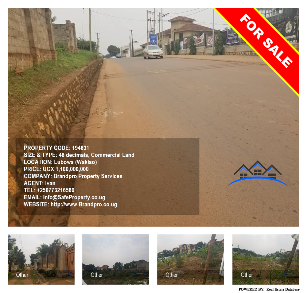 Commercial Land  for sale in Lubowa Wakiso Uganda, code: 194631