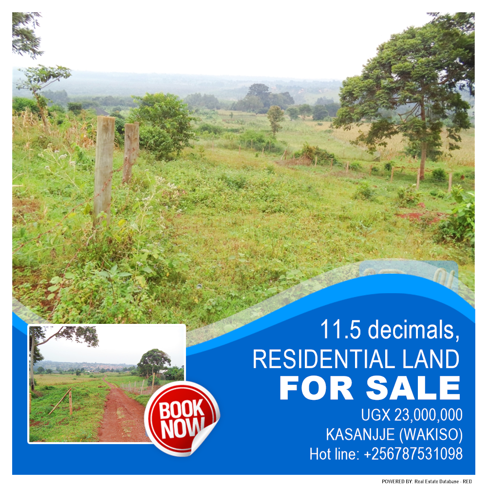 Residential Land  for sale in Kasanjje Wakiso Uganda, code: 194775