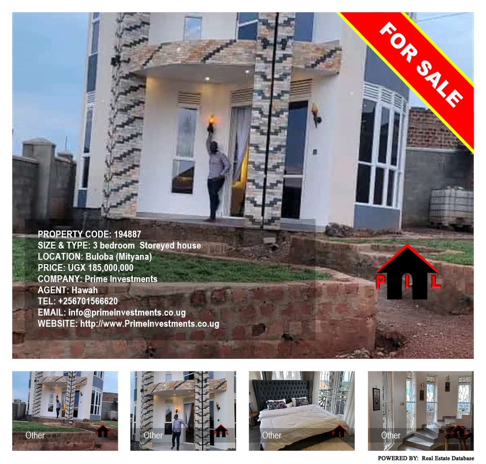 3 bedroom Storeyed house  for sale in Buloba Mityana Uganda, code: 194887