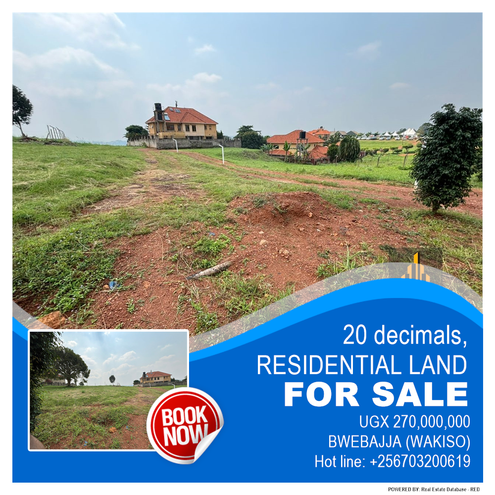 Residential Land  for sale in Bwebajja Wakiso Uganda, code: 194964