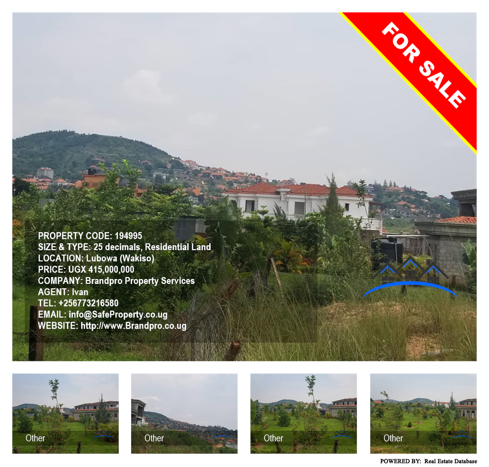 Residential Land  for sale in Lubowa Wakiso Uganda, code: 194995